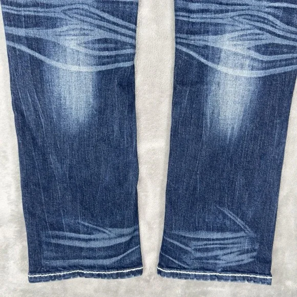 Rock Revival Jeans Mens 30 (Fits 31x29) Robin Straight Dark - Picture 11 of 16